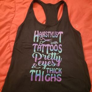 Hairstylist tank top